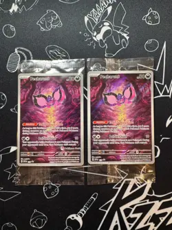 Shrouded Fable Pecharunt Pokemon Center Stamped SVP 129 + Normal Promo SEALED - Image 1