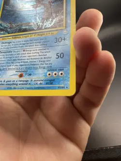 ✨Shining Gyarados, “DOUBLE” HOLO Error, Neo Revelation 65/64, Pokemon SWIRL ✨ - Image 5