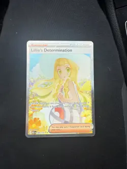 Lillie’s Determination 184/132 Mega Evolutions SIR Pokemon TCG - Image 1