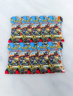 10x Lot Pokemon Mega Evolution Sleeved Booster Packs BRAND NEW SEALED ON HAND - Image 1