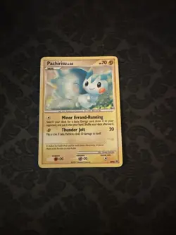Pokemon TCG Pachirisu DP Black Star Promotional DP04 Holo Promo - Image 1