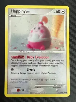 Pokemon TCG Happiny Pop Series 8 14/17 Common Cosmos Holo VLP - Image 1