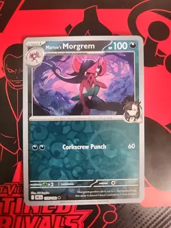 Marnie's Morgrem 135/182 Pokemon Sv10: Destined Rivals Reverse Holo - Image 1