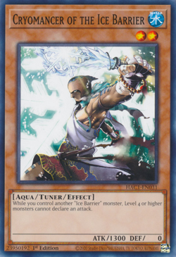 Yugioh! Cryomancer of the Ice Barrier - HAC1-EN031 - Common - 1st Edition Near M - Image 2
