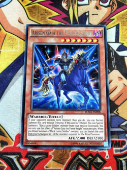 Arisen Gaia the Fierce Knight bosh-en098 Unltd Ed (NM+) Rare Yu-Gi-Oh! - Image 1