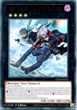 Time Thief Double Barrel - GFTP-EN013 - Ultra Rare - 1st Edition Yugioh - Image 1