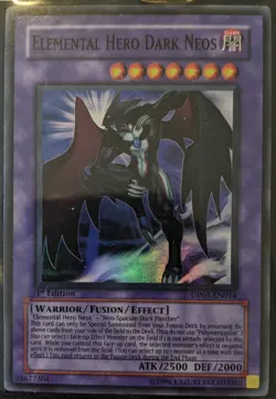 YuGiOh Elemental Hero Dark Neos Super Rare 1st Edition DP03-EN014 - Image 1
