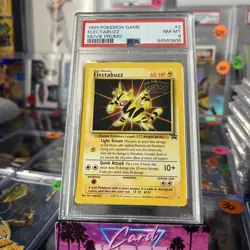 Electabuzz PSA 8 Movie Promo 1999 Pokemon Card #2 Black Star Mint - Image 1
