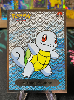 🔥SHINING Squirtle Non-TCG 2024 SHINY POKEMON Card Kanto Peru Foil NM🔥 - Image 1