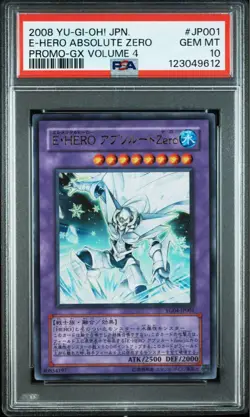 PSA10 Yu-Gi-Oh Elemental HERO Absolute Zero Promo Card Japan - Image 1