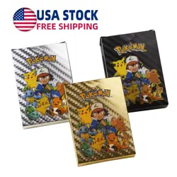 New MULTI COLOR 55Pcs Pokemon Cards Foil Card TCG GX Vmax GX Card Charizard Rare - Image 1