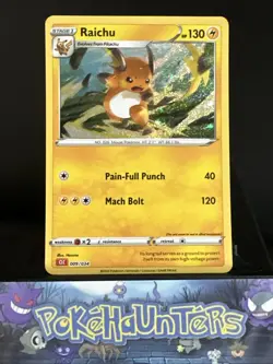 Pokemon Card Raichu 009/034 Classic Collection English Holo Near Mint - Image 1
