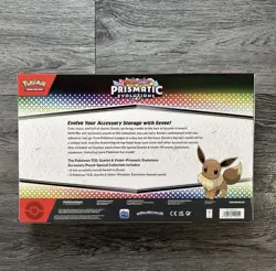 Pokemon TCG Card Prismatic Evolutions Eevee Accessory Pouch Special Collection - Image 2
