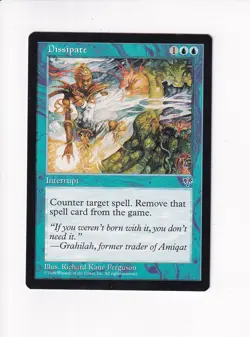 1996 MAGIC THE GATHERING MTG MIRAGE DISSIPATE (PH) - Image 1