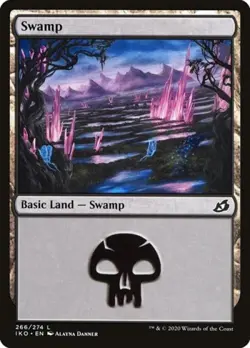 Swamp (266) - Near Mint MTG Ikoria: Lair of Behemoths - Image 1
