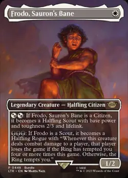 🧙Frodo, Sauron’s Bane P PROMO FOIL LTR Tales Of Middle Earth MTG - Image 1