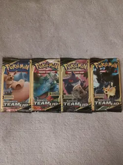 Pokemon TCG: Sun & Moon - Team Up Complete Art Set (Lot of 4 Packs) - Image 1