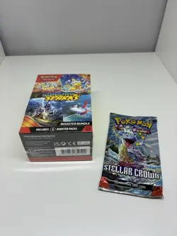 Pokemon Surging Sparks Booster Bundle Box With Booster Pack Stellar Crown - Image 5