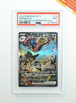 Pokemon PSA 9 Greninja Ex #132 Special Illustration Collection 2024 Italiano - Image 1