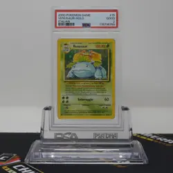 PSA 2 GOOD Venusaur Holo #15/102 Set Base Italiano Pokemon Cards - Image 1