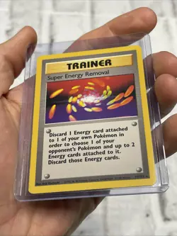 Super Energy Removal 108/130 Base Set Regular Pokemon Card Rare Vintage NM WOTC - Image 2