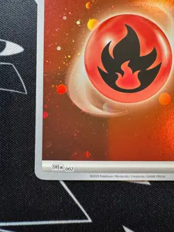 Pokemon TCG S&V 151 Holo Fire+Metal Energy HD Swirl Galaxy Cosmo Foil (2 Cards) - Image 5