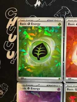 Cracked Ice Holo Energy Set from Terapagos EX Premium Collection (All 8 Cards) - Image 2