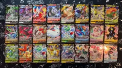 Pokemon SWSH V Bundle 24 Cards - Rayquaza/Genesect/Moltres/Giratina/Mew/etc - Image 1