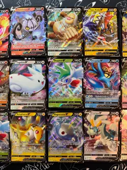 Pokemon SWSH V Bundle 24 Cards - Rayquaza/Genesect/Moltres/Giratina/Mew/etc - Image 3