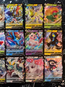 Pokemon SWSH V Bundle 24 Cards - Rayquaza/Genesect/Moltres/Giratina/Mew/etc - Image 4