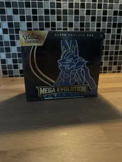 Pokemon TCG Mega Evolutions Lucario Elite Trainer Box ETB -AND PROMO CARD YVETAL - Image 1