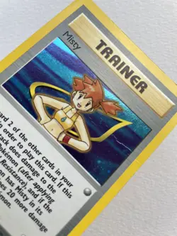Pokemon Misty Trainer Holo Card 18/132 Gym Heroes Series - Image 1
