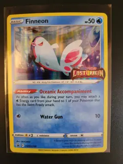 Finneon SWSH240 Sword & Shield Prerelease Black Star Promo Holo Pokemon Card NM - Image 1