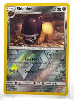 Shieldon Reverse Holo 84/156 Pokemon Card Ultra Prism 2018 - Image 1