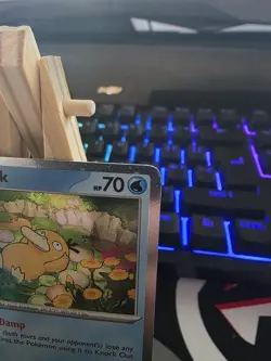 Pokemon TCG Psyduck Mega Evolution Promo Card 007 Mint Condition Pack Fresh - Image 3