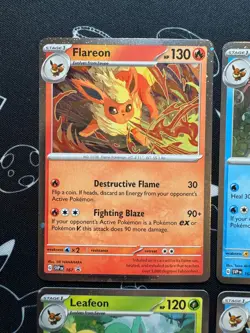 Pokemon TCG Prismatic Evolutions Eeveelutions Promo Card Bundle (6 Cards) - Image 2