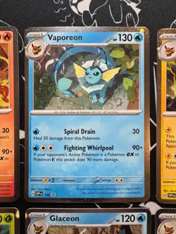 Pokemon TCG Prismatic Evolutions Eeveelutions Promo Card Bundle (6 Cards) - Image 3