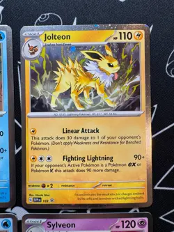 Pokemon TCG Prismatic Evolutions Eeveelutions Promo Card Bundle (6 Cards) - Image 4