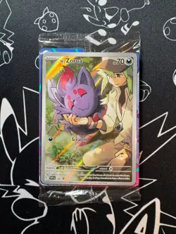 N's Zorua SVP EN 189 Pokemon TCG Journey Together ETB Holo Promo Card SEALED - Image 1