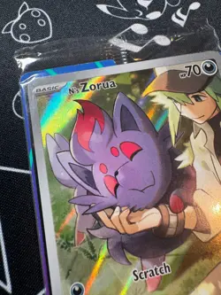 N's Zorua SVP EN 189 Pokemon TCG Journey Together ETB Holo Promo Card SEALED - Image 3