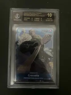 BGS 10 Black Label Crocodile OP02-053 Offline Regional Finalist One Piece Card - Image 1