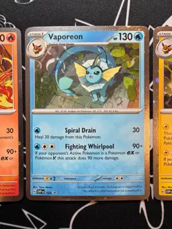 Flareon/Vaporeon/Jolteon Prismatic Evolutions Poster Promo Cards (3 Cards) - Image 3