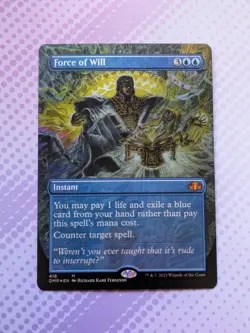 Force of Will (Borderless) Dominaria Remastered Foil - Image 1