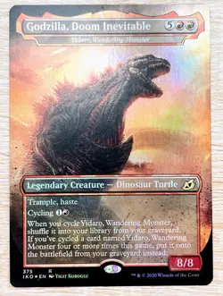 MTG Godzilla, Doom Inevitable Holo Foil Ikoria Series Magic The Gathering NM - Image 1