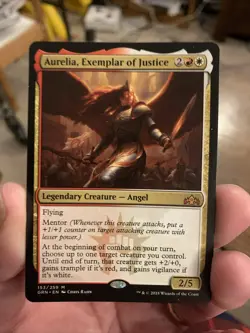 Aurelia, exemplar of justice ~ guilds of ravnica ~ MTG ~ Mythic Rare ~ Near Mint - Image 1