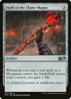 4 Staff of the Flame Magus 4x x4 - NM - Magic 2015 - SPARROW MAGIC - Image 1