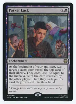 Parker Luck #0060 MTG Marvel's Spider-Man Magic the Gathering - Image 1
