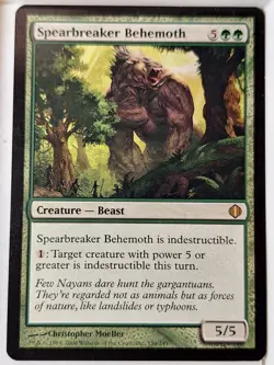 Spearbreaker Behemoth - Shards of Alara - Magic the Gathering MTG Nice! - Image 1