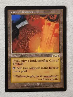 NM City of Traitors Exodus Mtg Magic the Gathering - Image 1
