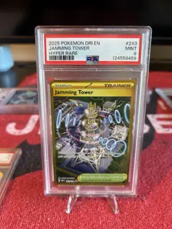 2025 POKEMON DRI EN JAMMING TOWER HYPER RARE PSA MINT 9 - Image 3
